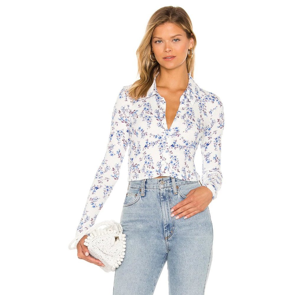 Lovers + Friends Paulie Top in Benet Floral